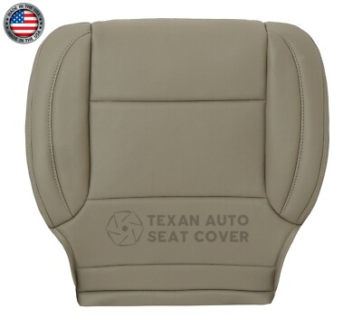 2014 to 2019 GMC SIERRA SLT SLE Passenger Bottom Perforated Vinyl Seat Cover Tan