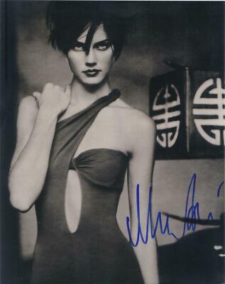 MILA ANDEN AUTOGRAPH AUTO SIGNED 8 x 10 Black & White Glossy Photograph COA