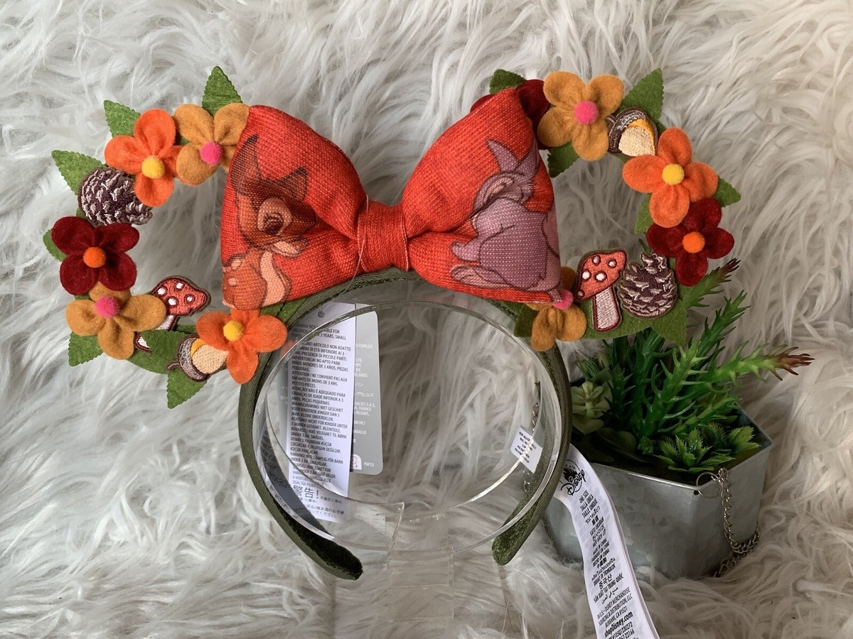Disney Parks Bambi And Thumper Floral Ears Headband New 2022 | eBay