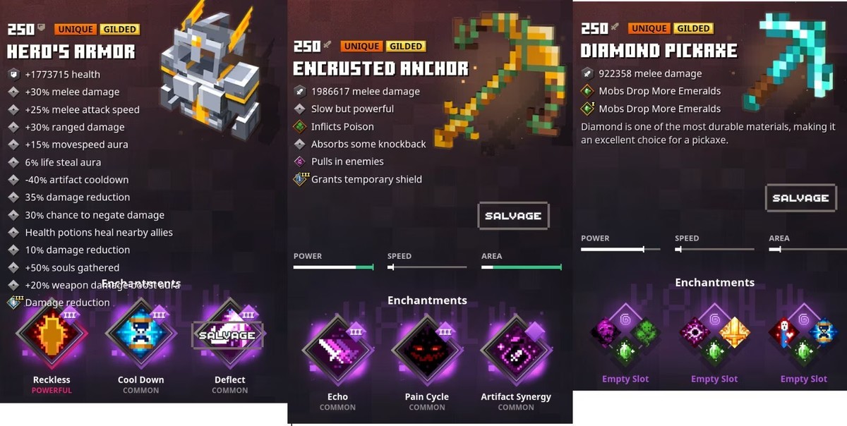 Minecraft Dungeons - Any Armor or Weapon Xbox/PS4/Switch/PC | eBay