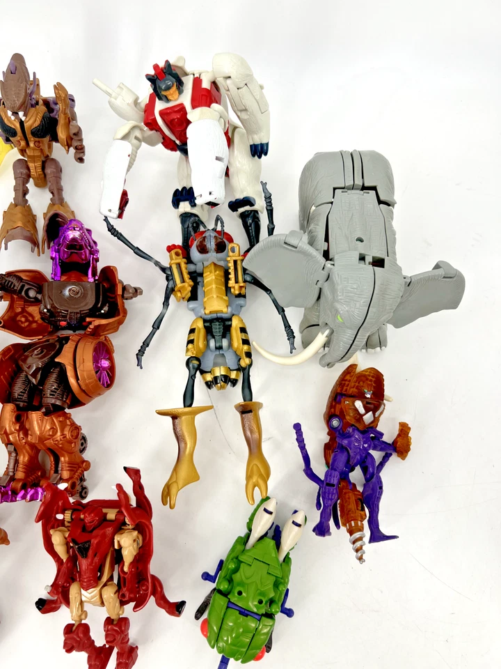 Lot Of 10 Transformers Beast Wars Figures - Predacon Megatron Ironhide * READ * - Image 4 of 4