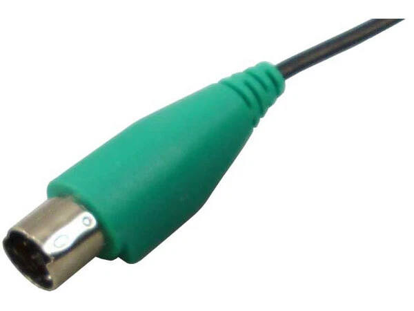 Mouse óptico para computadora PS/2 - negro y plateado Foto 2 de 2