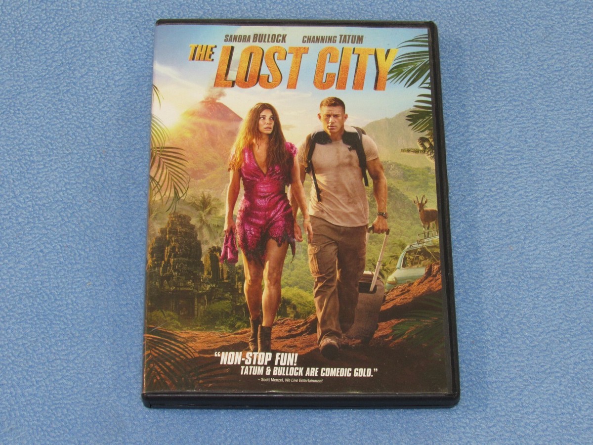 THE LOST CITY (DVD, 2022) ~Sandra Bullock, Channing Tatum