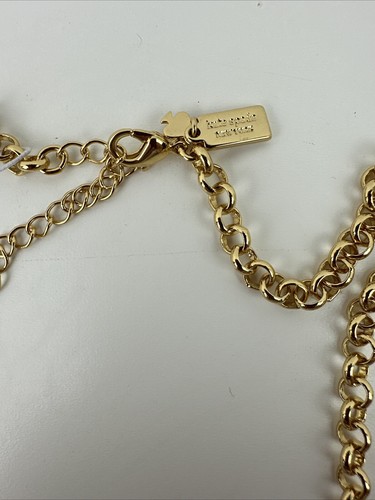 KATE SPADE "Brilliant Bauble" Gold Plated Multi-Color Resin Long Necklace NEW - Picture 5 of 8
