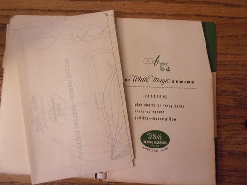 ABC's of Sewing White Magic Sewing Machines Book and Patterns Uncut Vol 1 - 1951 - Picture 3 of 3