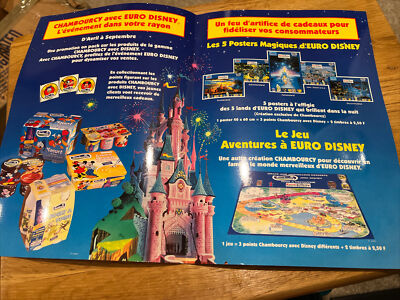 Euro Disney Disneyland Paris Chambourcy 1992 Euro Disney