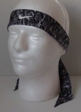 Nike Dri-Fit Head Tie Printed Skinny Adult Unisex Black/Vast Grey/White