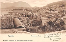 BR94905 coquimbo panorama  chile train railway