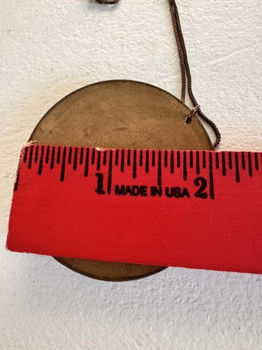 Boho Choker Pendant Necklace Hippie Floral Multicolor Brass & Acrylic By ZAD - Picture 4 of 9