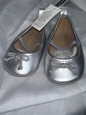 Old Navy Silver Baby Ballet Flats 12-18m