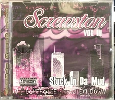 SCREWSTON Vol 3: Stuck in Da Mud (Factory Sealed CD, 2002) DOPE HOUSE RECORDS