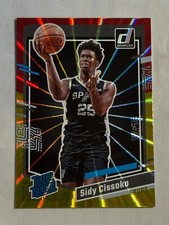 2023-24 Donruss International Red Gold Laser Holo Sidy Cissoko Rated Rookie RC