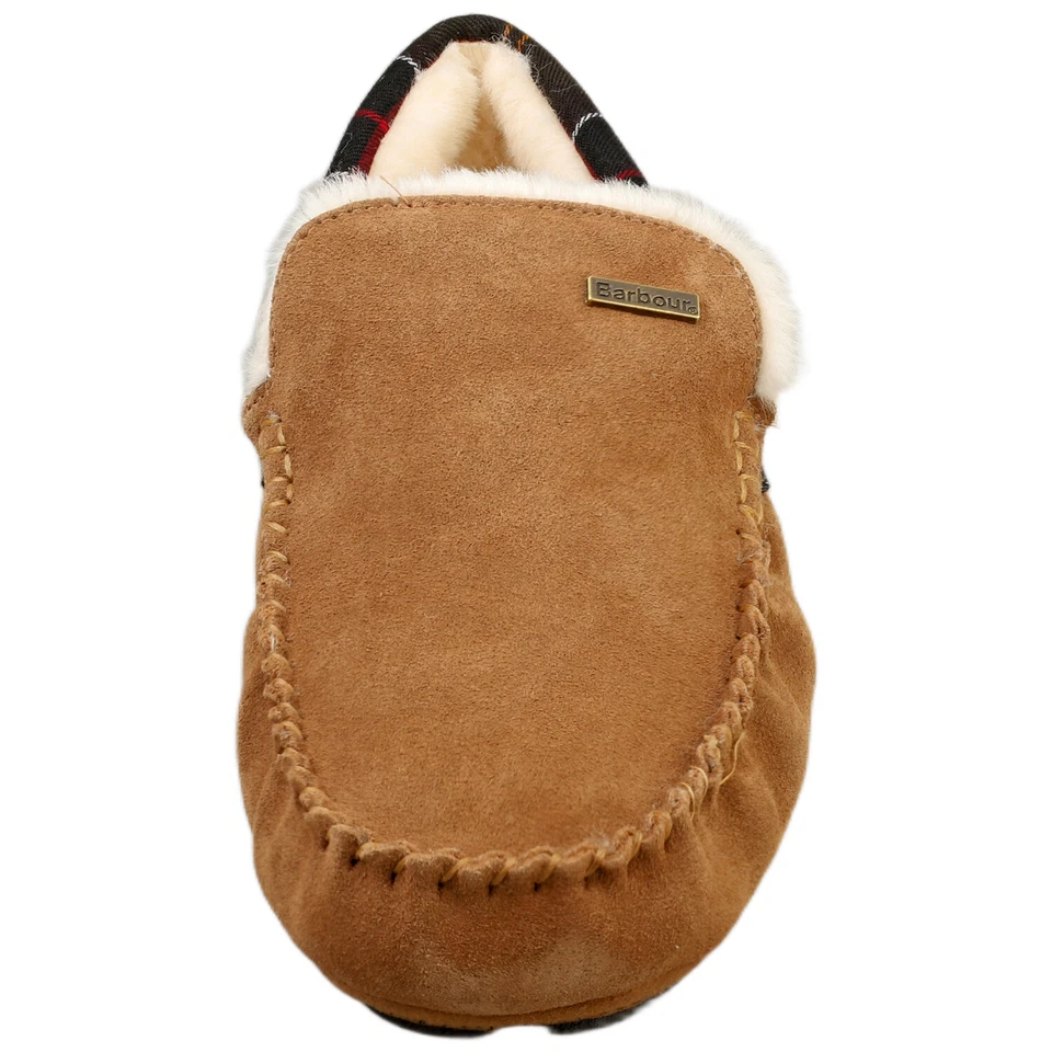 Zapatillas Barbour Monty para Hombre - Suave Tela Marrón - Imagen 3 de 4