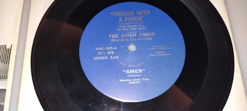 Baptist Church With a Vision Vinyl 7" record "I Am Christian" John Gustafson VG - Picture 4 of 5
