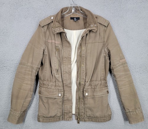 Women's H\u0026M Military Jacket Size 6 