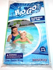 Bestway H2O Go! Kids Green Transparent Tire Tube/Swim Ring - 20 in.