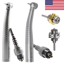 KAV Style Dental Fiber Optic LED High Speed Handpiece /Coupler 6 Holes/Rotor