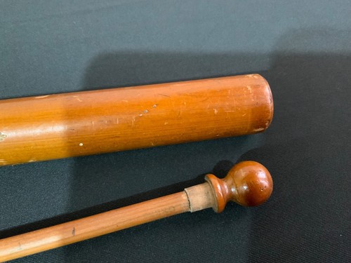 Raro Antiguo Estuche de Lápices Árbol Tubo con Lápiz y Goma Charlie Kingdon c1800s - Imagen 2 de 10