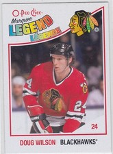 10/11 OPC...DOUG WILSON...MARQUEE LEGEND...CARD # 587...BLACKHAWKS