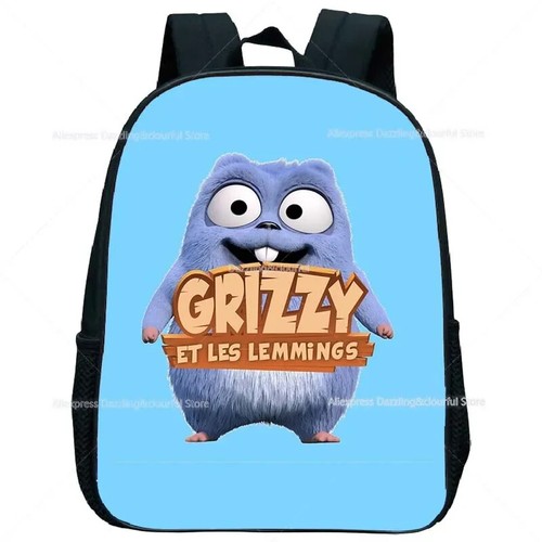 Mochila Grizzy and the Lemmings 12"" Mini Mochila Niños Kindergarten Mochila - Imagen 39 de 53