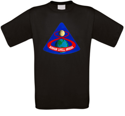 Apollo 8 Space Astronaut Moon Mond T-Shirt alle Größen NEU