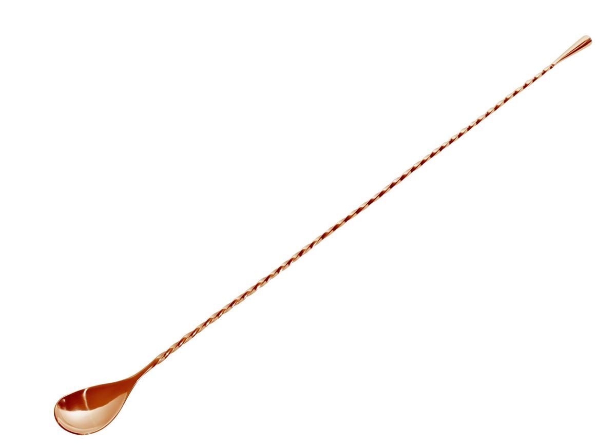 Mezclar 450mm Collinson Cocktail Spoon Copper plated Cocktail Bar Accessories