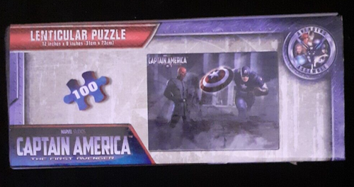 Marvel Captain America The First Avenger Lenticular Puzzle~NEW/SEALED (Torn Box) - Picture 4 of 6