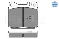 Meyle 025 203 4117 Brake Pad Set, Disc Brake For MERCEDES-BENZ
