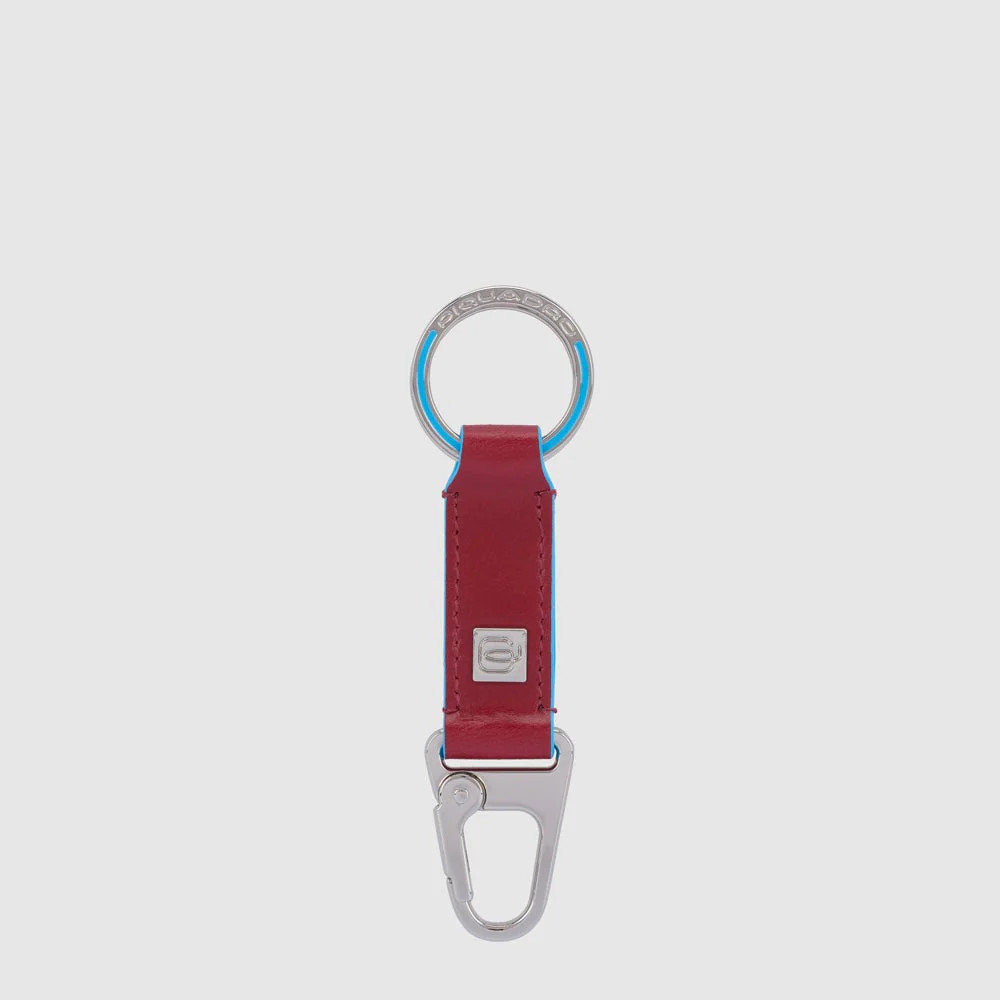 PORTACHIAVI PIQUADRO BLUE SQUARE ROSSO