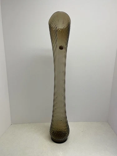 Vintage Kanawha Glass #42 Swung Vase 23.5" MCM