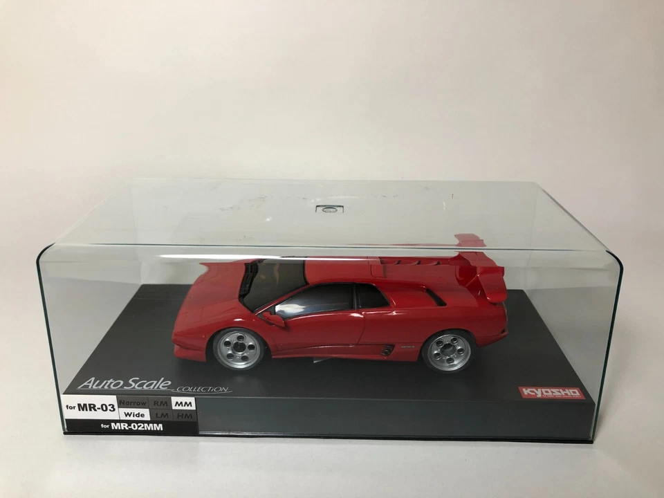 Kyosho Mini-z Body ASC Lamborghini Diablo VT Red MZP202R - Image 2 of 4