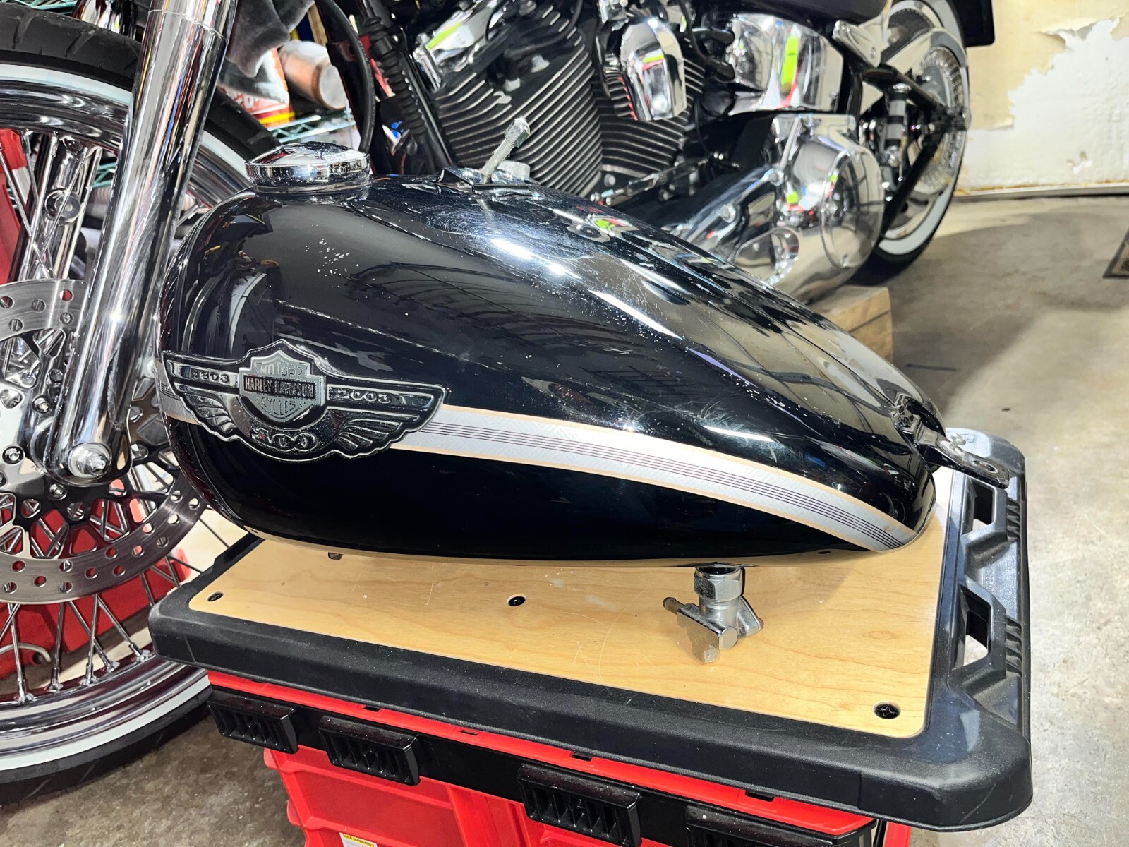 2000's Harley davidson 100th anniversary gas tank eBay