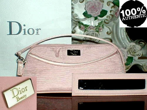 100 % AUTHENTIQUE édition limitée DIOR Jadore COUTURE BEAUTY ~ MAQUILLAGE ~ SAC DE VOYAGE ET MIROIR