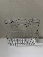 mDesign Metal Wire Bathroom Organizer