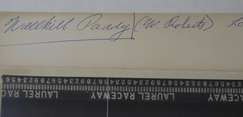 1974 Harness Racing Laurel Raceway MD Wallkill Paddy w/ W. Roberts Single Shaft - Picture 3 of 3