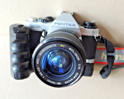 Pentax MG  Kamera Fotoapparat mit Zoom + Macro -  Objektiv 55 mm...