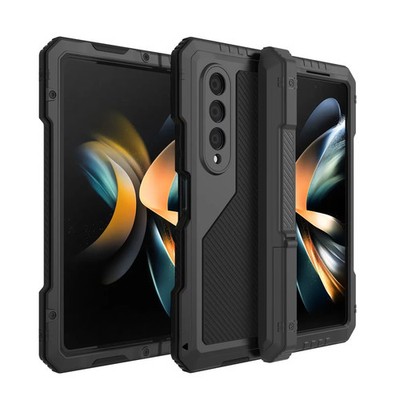 Samsung Galaxy Z Fold 7/6/5/4 shockproof and waterproof metal pen phone case