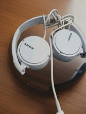 Sony MDR-ZX110 Ear-Pad On the Ear Headband Headphones - White