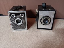 Vintage Ansco Cameras 2 Shur-flash Shur Shot Madenin USA Not Tested