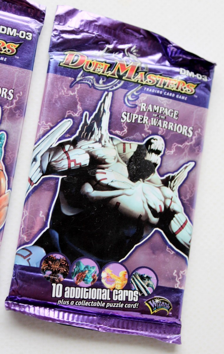 DUEL MASTERS RAMPAGE SUPER WARRIORS DM 03 CARD GAME SEALED BOOSTER