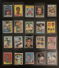 1956 Topps Bob Feller Lot(80) Mickey Mantle Ernie Banks Aaron Koufax UKE Hof Hi#