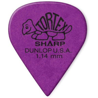 Plektrum Dunlop Tortex Sharp 1,14 mm (12 pcs) Plek Pick NEU