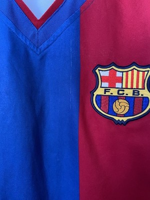 BARCELONA 2002 2003 HOME FOOTBALL SHIRT SOCCER JERSEY NIKE 184633