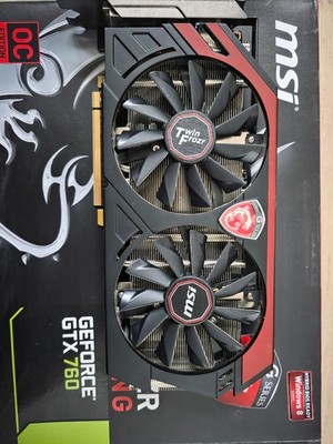 MSI GeForce GTX 760 Gaming OC Edition   2GB GDDR5   Twin Frozr IV   Inkl. OVP
