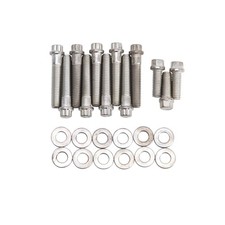 Edelbrock Intake Manifold Bolt Set 8514; Cadmium Plated Steel for Oldsmobile V8