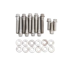 Edelbrock Intake Manifold Bolt Set 8514; Cadmium Plated Steel for Oldsmobile V8