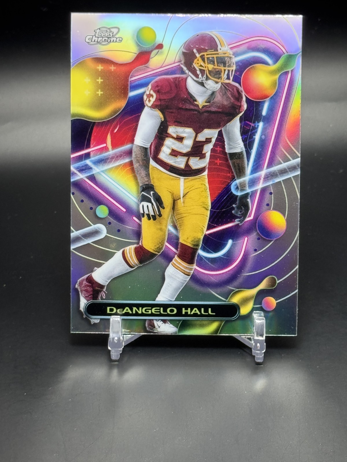 DeAngelo Hall 2023 Topps Composite Cosmic Chrome Refractor #300 Redskins