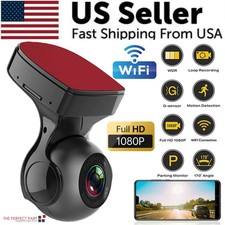 170  WiFi Dash Cam HD 1080P Car DVR Recorder G Sensor