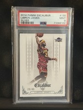 2014-15 Panini Excalibur - LeBron James #130 Silver /49 PSA 9 Cavaliers