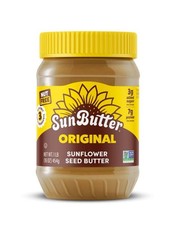    New Exclusive SunButter Original Nut Free Sunflower Seed Butter Jar 16oz